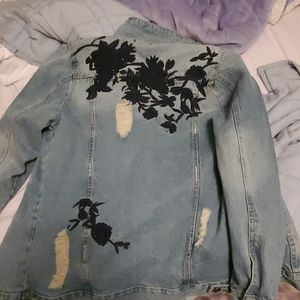 Oversized never worn before denim jacket